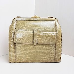 Lucille de Paris vintage alligator purse
